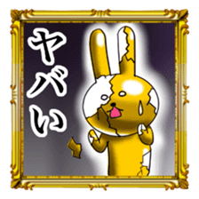 Golden Rabbit2 for rich man sticker #11599258