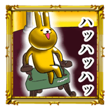 Golden Rabbit2 for rich man sticker #11599267