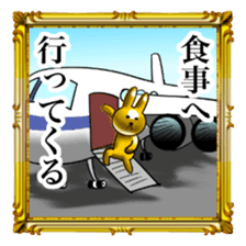 Golden Rabbit2 for rich man sticker #11599280