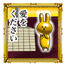 Golden Rabbit2 for rich man sticker #11599281