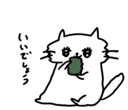 omochi cats & neat girl sticker #11599299