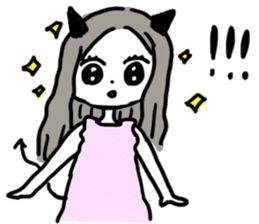 omochi cats & neat girl sticker #11599301