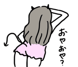 omochi cats & neat girl sticker #11599304