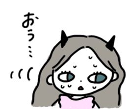 omochi cats & neat girl sticker #11599305