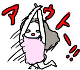 omochi cats & neat girl sticker #11599306