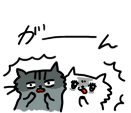 omochi cats & neat girl sticker #11599320