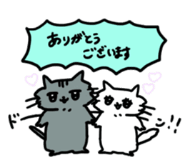 omochi cats & neat girl sticker #11599321