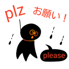 itsu itsu "bilingual English-Japanese" 2 sticker #11599678