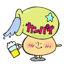 Mr. Aquarius mushroom sticker #11599930