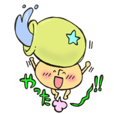Mr. Aquarius mushroom sticker #11599937