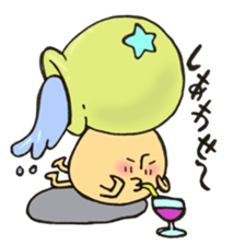 Mr. Aquarius mushroom sticker #11599952