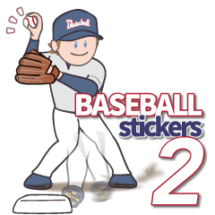 Baseball Stickers 2 "daily use" USA ver.