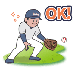 Baseball Stickers 2 "daily use" USA ver. sticker #11599968