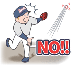 Baseball Stickers 2 "daily use" USA ver. sticker #11599970