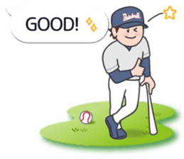 Baseball Stickers 2 "daily use" USA ver. sticker #11599972