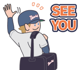 Baseball Stickers 2 "daily use" USA ver. sticker #11599985