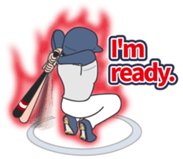 Baseball Stickers 2 "daily use" USA ver. sticker #11599988