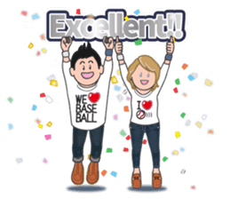 Baseball Stickers 2 "daily use" USA ver. sticker #11599993