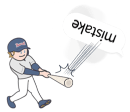 Baseball Stickers 2 "daily use" USA ver. sticker #11600000