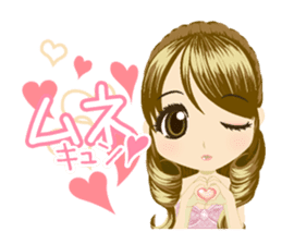 Daily conversation of hostesses sticker #11600050