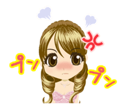 Daily conversation of hostesses sticker #11600054