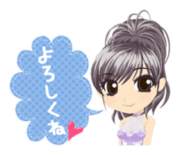 Daily conversation of hostesses sticker #11600056