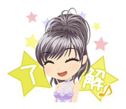 Daily conversation of hostesses sticker #11600058