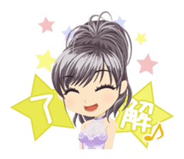 Daily conversation of hostesses sticker #11600058