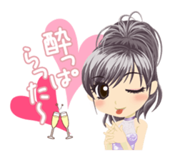 Daily conversation of hostesses sticker #11600062