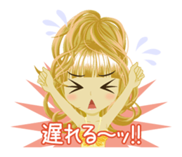 Daily conversation of hostesses sticker #11600066