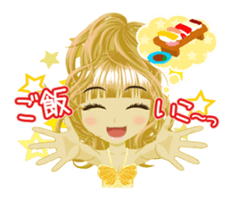 Daily conversation of hostesses sticker #11600067