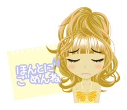 Daily conversation of hostesses sticker #11600069