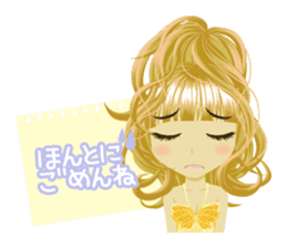 Daily conversation of hostesses sticker #11600069