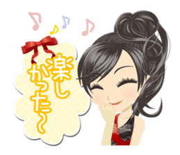 Daily conversation of hostesses sticker #11600073