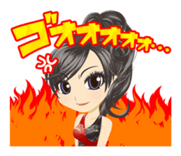 Daily conversation of hostesses sticker #11600077