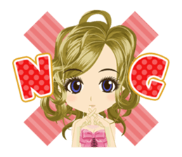 Daily conversation of hostesses sticker #11600082