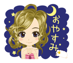 Daily conversation of hostesses sticker #11600083