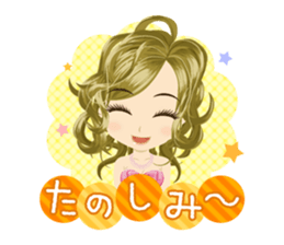 Daily conversation of hostesses sticker #11600084