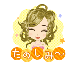 Daily conversation of hostesses sticker #11600084