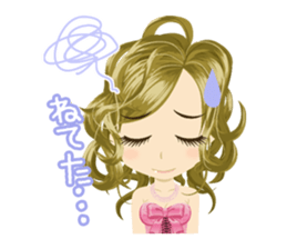 Daily conversation of hostesses sticker #11600086