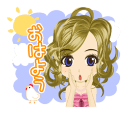 Daily conversation of hostesses sticker #11600087