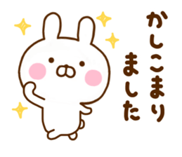 Rabbit Usahina Honorific new sticker #11600215