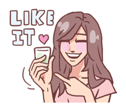 AsB - 122 Soju Friends (Comic Reaction) sticker #11600248
