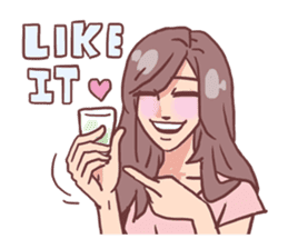 AsB - 122 Soju Friends (Comic Reaction) sticker #11600248