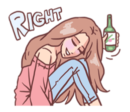 AsB - 122 Soju Friends (Comic Reaction) sticker #11600251