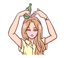 AsB - 122 Soju Friends (Comic Reaction) sticker #11600254