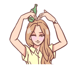 AsB - 122 Soju Friends (Comic Reaction) sticker #11600254