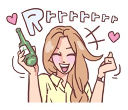AsB - 122 Soju Friends (Comic Reaction) sticker #11600255