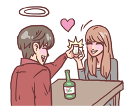 AsB - 122 Soju Friends (Comic Reaction) sticker #11600258