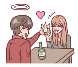 AsB - 122 Soju Friends (Comic Reaction) sticker #11600258